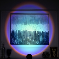 Световой прибор &laquo;Закат&raquo;, 5 картриджей, свечение тёплое белое, 5 В