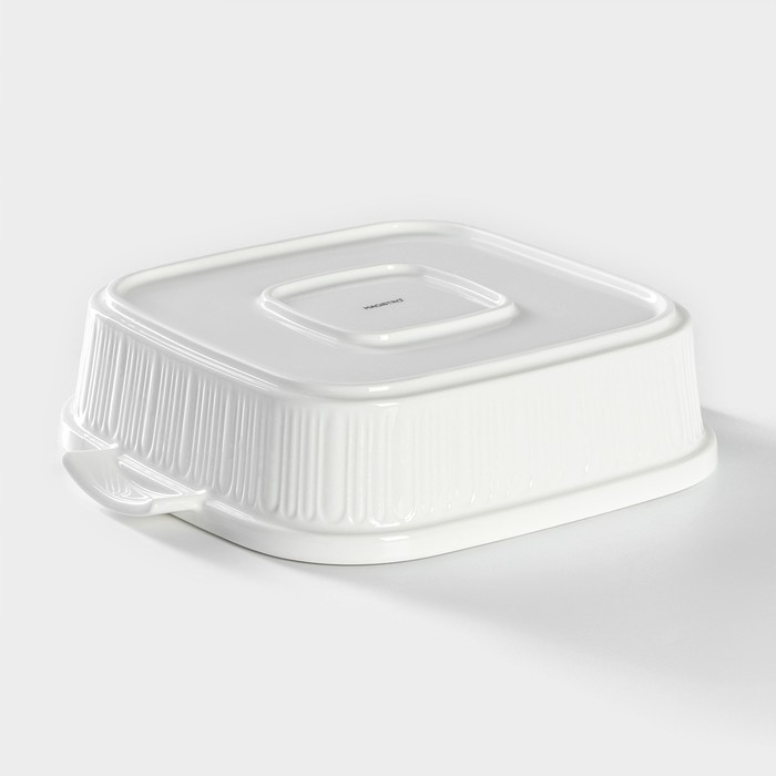 Мармит из жаропрочной керамики квадратный Magistro &laquo;Бланш&raquo;, 2,2 л, 27,5&times;23,2&times;12 см