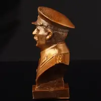 Бюст И.В. Сталин, 10х7х5см, бронза