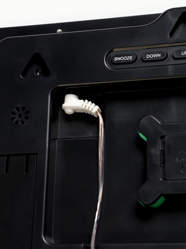 Часы настенные электронные, будильник, календарь, термометр, гигрометр, 15.8 х 3 х 24.8 см   1074710