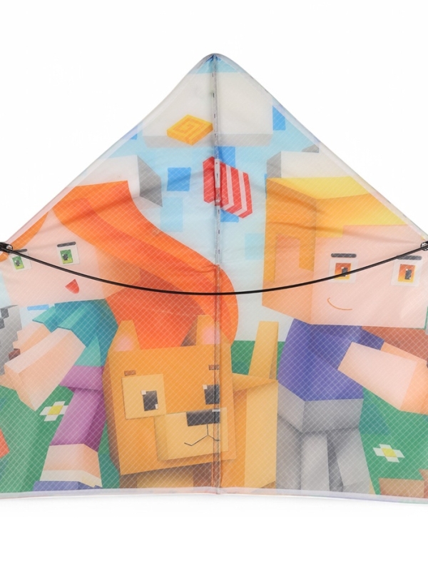 Funny toys Воздушный змей, пиксельный мир 70х105 см