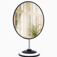 Зеркало настольное &laquo;Овал&raquo;, на гибкой ножке, зеркальная поверхность 15,2 &times; 18,7 см, цвет МИКС
