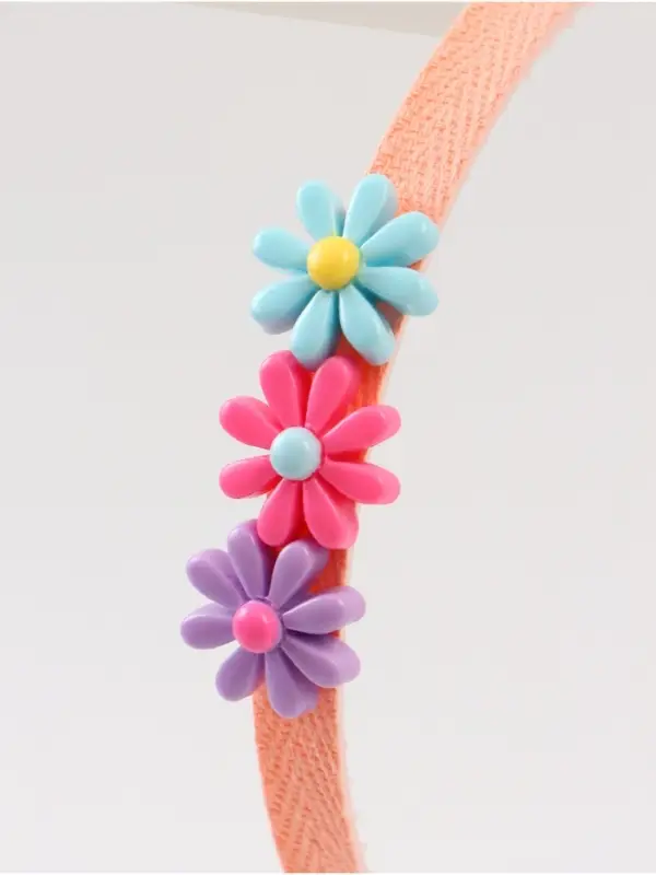 Ободок для волос &laquo;Цветы&raquo; розовый, Винкс