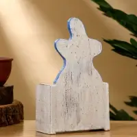 Календарь настольный &laquo;Морская звезда&raquo;, 10.5&times;5.5&times;18 см, дерево, золотисто-синий