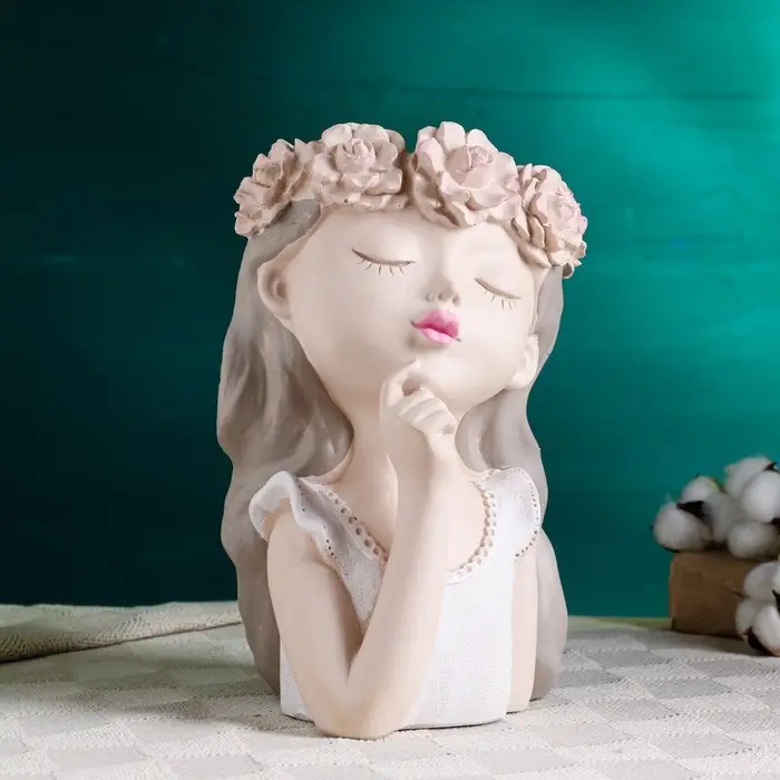 Кашпо - ваза "Принцесса" 18х16х27см