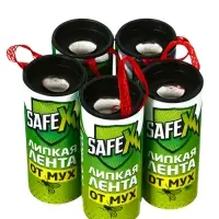 Липкая лента от мух SAFEX 5 шт.