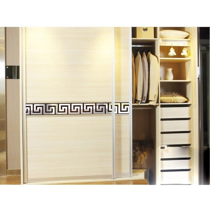 Наклейки интерьерные "Лабиринт", зеркальные, декор настенный, набор 10 шт, 10 х 10 см