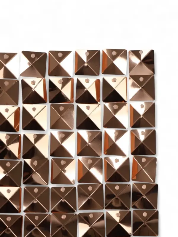 Панель с пайетками для фотозоны 30*30 см розовое золото