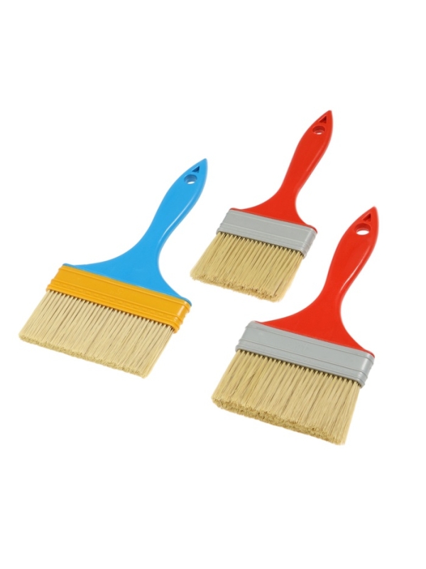Набор кистей ЛОМ промо, искусственная щетина, пластик. рук. 3-4-5" (75, 100, 125 мм), 3 шт.