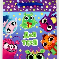 Пакет ламинированный двухсторонний &laquo;Монстрики&raquo;, L 31 &times; 40 &times; 11,5 см