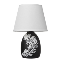 Настольная лампа 16537/1BK E14 40Вт черно-белый 17,5х17,5х26,5 см Настольная лампа 16537/1BK E14 40Вт черно-белый 17,5х17,5х26,5 см