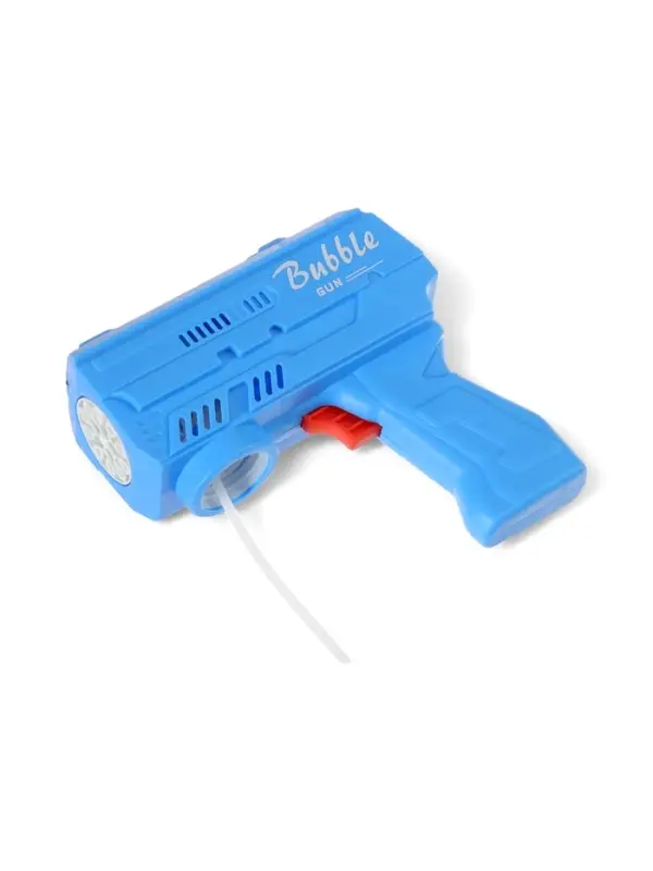 Генератор мыльных пузырей &laquo;Пистолет&raquo;, световые эффекты, работает от батареек, синий