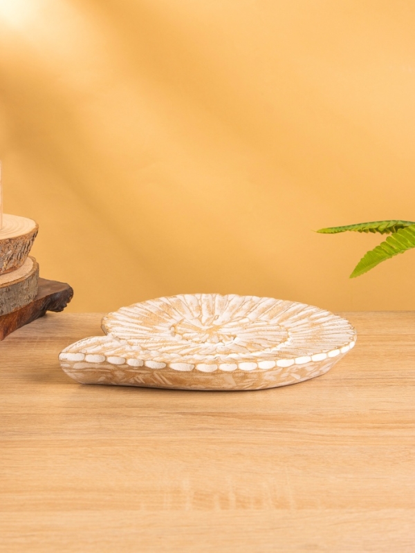 Набор сувенирный &laquo;Ракушки&raquo;, 28 см, 23 см, 18 см, дерево, бежевый