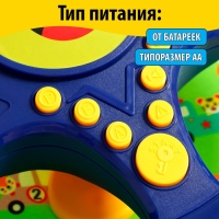 Музыкальный руль &laquo;Забавные зверята&raquo;, звуковые эффекты, цвет синий