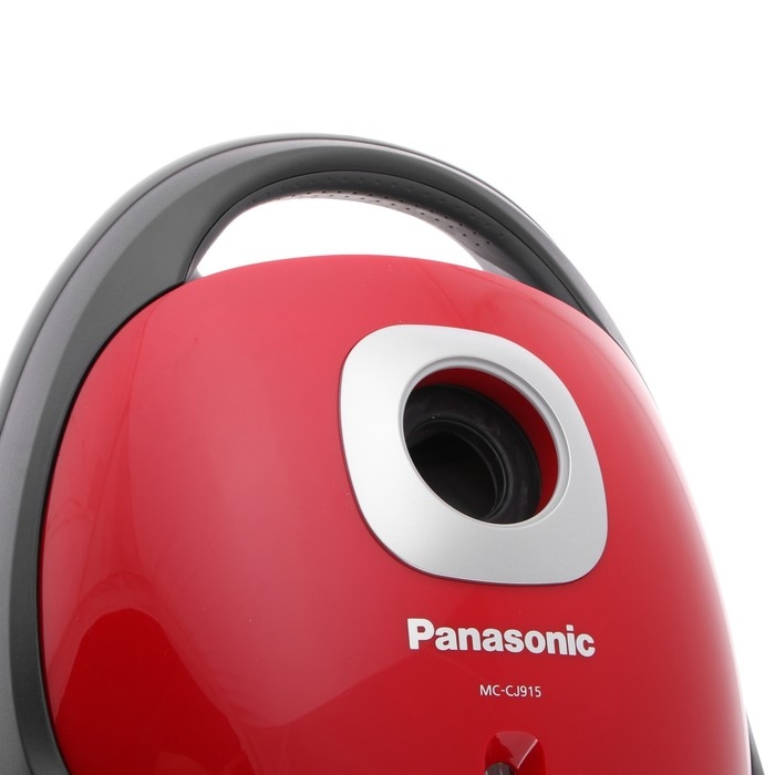Пылесос PANASONIC MC-CJ915R, мешок, 2100 Вт, 6 л, шнур 5 м, красный Пылесос PANASONIC MC-CJ915R, мешок, 2100 Вт, 6 л, шнур 5 м, красный