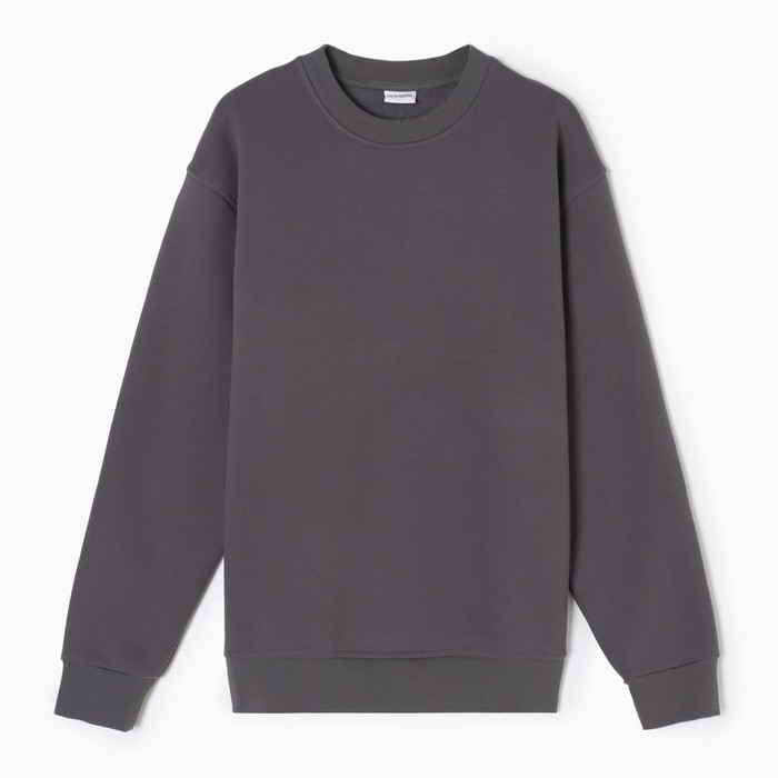 Свитшот мужской НАЧЁС, цвет тёмно-серый, размер 52 (XXL) Свитшот мужской НАЧЁС, цвет тёмно-серый, размер 52 (XXL)