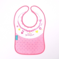 Нагрудник для кормления &laquo;Котёнок&raquo; непромокаемый на липучке, с карманом, МИКС