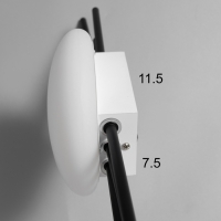 Бра "Нова" LED 3000К-6000К черный 52х16,5х16,5см Бра "Нова" LED 3000К-6000К черный 52х16,5х16,5см