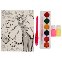 Набор творчества &laquo;Барби&raquo; картина светящаяся в темноте (неоновая раскраска)