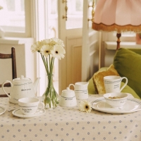 Сливочник фарфоровый SL Home «Милый дом», 200 мл, цвет белый Сливочник фарфоровый SL Home «Милый дом», 200 мл, цвет белый