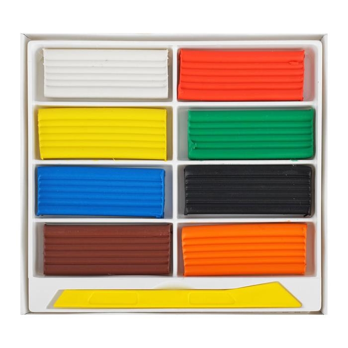 Пластилин GLOBUS &laquo;Детский&raquo;, 8 цветов, 120 г, мягкий