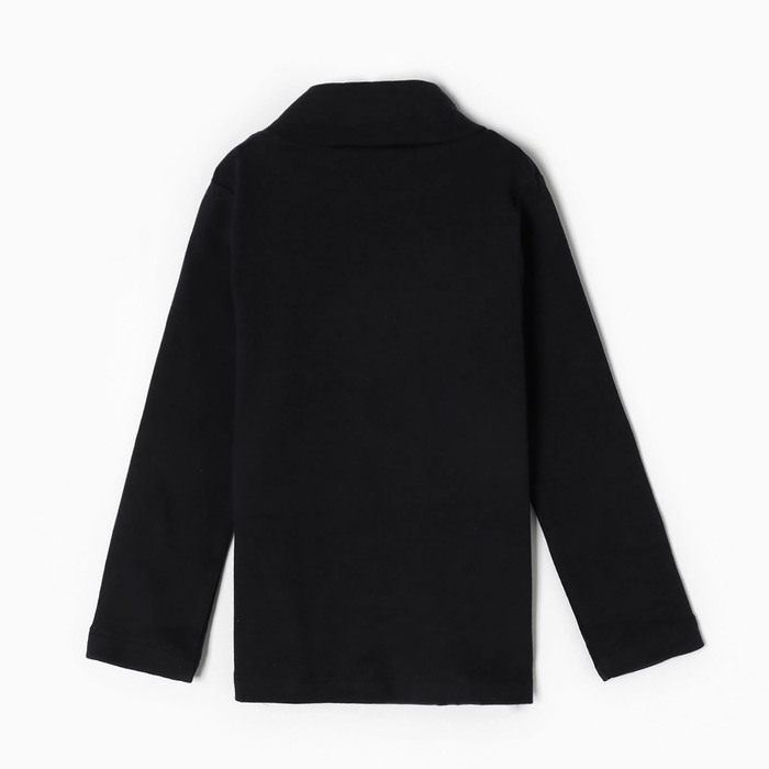 Водолазка для мальчика, цвет чёрный, рост 104 см