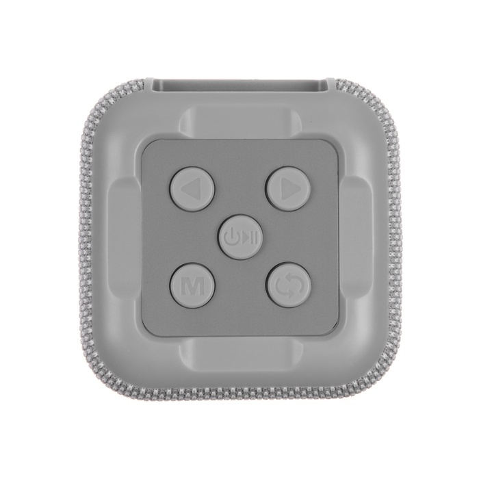 Портативная колонка F68, 5 Вт, 600 мАч, подсветка. micro SD, серая Портативная колонка F68, 5 Вт, 600 мАч, подсветка. micro SD, серая