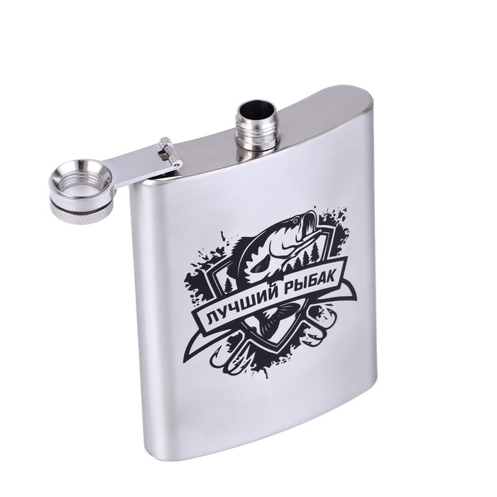 Подарочный набор 4 в 1: Фляжка 240 мл, рюмка 30 мл, воронка, 2.5 x 3.5 см Подарочный набор 4 в 1: Фляжка 240 мл, рюмка 30 мл, воронка, 2.5 x 3.5 см