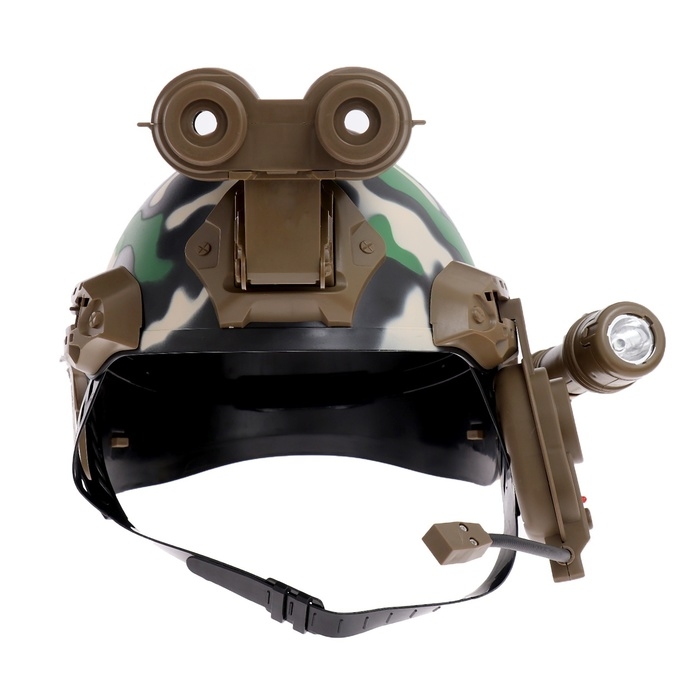 Шлем &laquo;Штурмовик&raquo;, световые и звуковые эффекты, работает от батареек