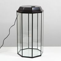 Аквариум "Восьмигранный" с крышкой, 50 литров, 33 х 33 х 60/67 см, венге Аквариум "Восьмигранный" с крышкой, 50 литров, 33 х 33 х 60/67 см, венге