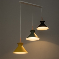 Светильник BayerLux "Мирелла" 3хЕ27 40Вт желтый черный зеленый 26х51х26-126см Светильник BayerLux "Мирелла" 3хЕ27 40Вт желтый черный зеленый 26х51х26-126см