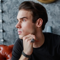 Браслет унисекс набор 3 шт., &laquo;Гематит&raquo; кубики, цвет чёрный, d=7 см