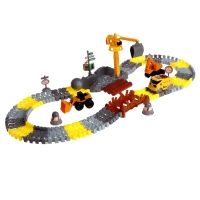 Автотрек &laquo;Стройка&raquo;, гибкий, 115 деталей
