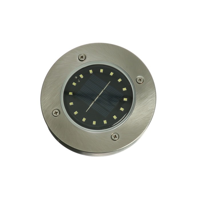 Садовый светильник на солнечной батарее, 11.5 &times; 13 &times; 11.5 см, 16 LED, свечение тёплое белое