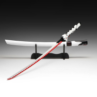 Сувенирное оружие "Катана Гэндзи" 104 см, клинок 68 см, на подставке, белая