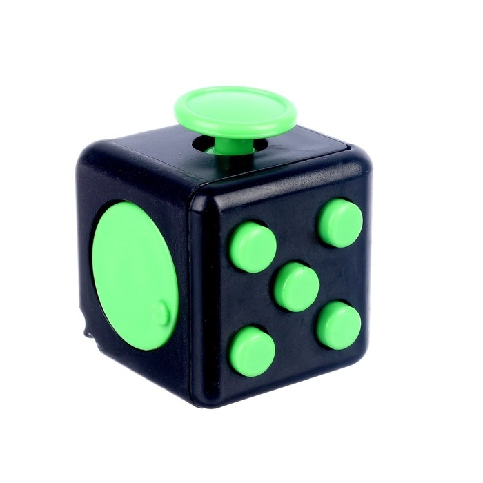 Фиджет кубик антистресс &laquo;Успокоин&raquo;, МИКС, в шоубоксе