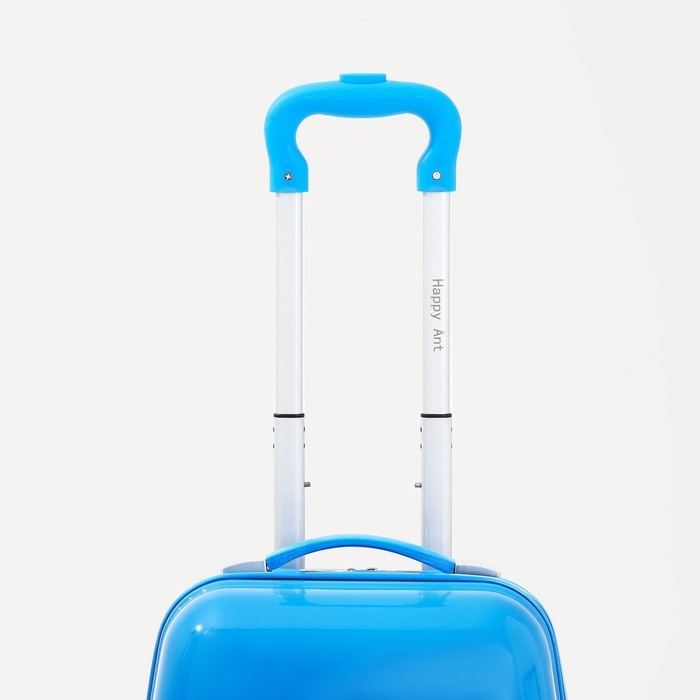 Чемодан детский 27 л (S) HappyAnt, отдел на молнии, цвет голубой