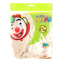 Шар латексный 12", перламутр, набор 100 шт., цвет белый Шар латексный 12", перламутр, набор 100 шт., цвет белый