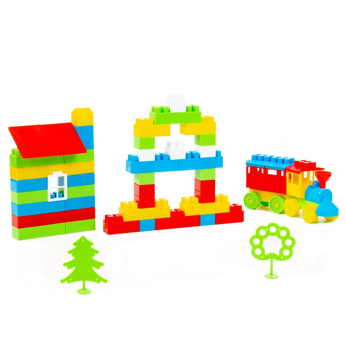 Конструктор «Строитель средний», 95 деталей Конструктор «Строитель средний», 95 деталей