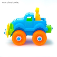 Конструктор для малышей &laquo;Джип&raquo;, 22 детали, цвета МИКС