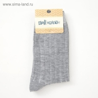 Носки мужские Collorista &laquo;Полосы&raquo; цвет серый, размер 40-46 (27-31 см)