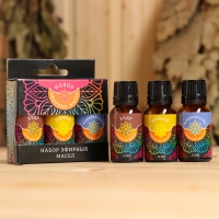 Набор эфирных масел "Детокс" кедр, лимон, можжевельник 3х15 мл Набор эфирных масел "Детокс" кедр, лимон, можжевельник 3х15 мл