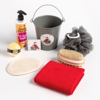 Новогодний подарочный набор Этель "Santa", полотенце 30х60 см и аксессуары