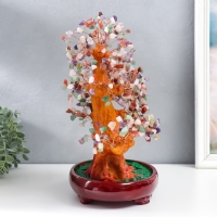 Сувенир бонсай "Денежное дерево с разноцветными камушками" 450 камней 32х17х27 см