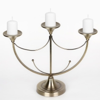 Подсвечник металл &laquo;Герцог&raquo;, на 3 свечи, 44 х 14 х 24 см