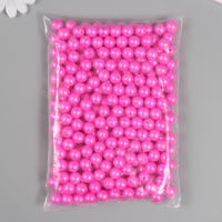 Набор бусин "Жемчуг" d 12 мм, 250 гр, розовый