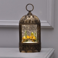 Светодиодная фигура «Фонарь с зарянками» 13 × 25.5 × 8 см, пластик, батарейки ААх3 (не в комплекте), USB, свечение тёплое белое Светодиодная фигура «Фонарь с зарянками» 13 × 25.5 × 8 см, пластик, батарейки ААх3 (не в комплекте), USB, свечение тёплое белое