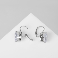 Серьги со стразами &laquo;Блик&raquo; овал, цвет МИКС