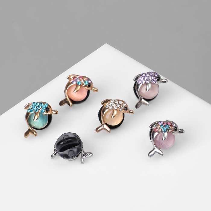 Значок «Ассорти» дельфин, цвет МИКС (неделимая фасовка 12 шт., цена за шт.) Значок «Ассорти» дельфин, цвет МИКС (неделимая фасовка 12 шт., цена за шт.)