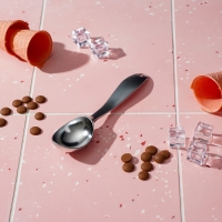 Ложка для мороженого Volt, 17,3&times;4,2&times;2,3 см, нержавеющая сталь, цвет серебряный